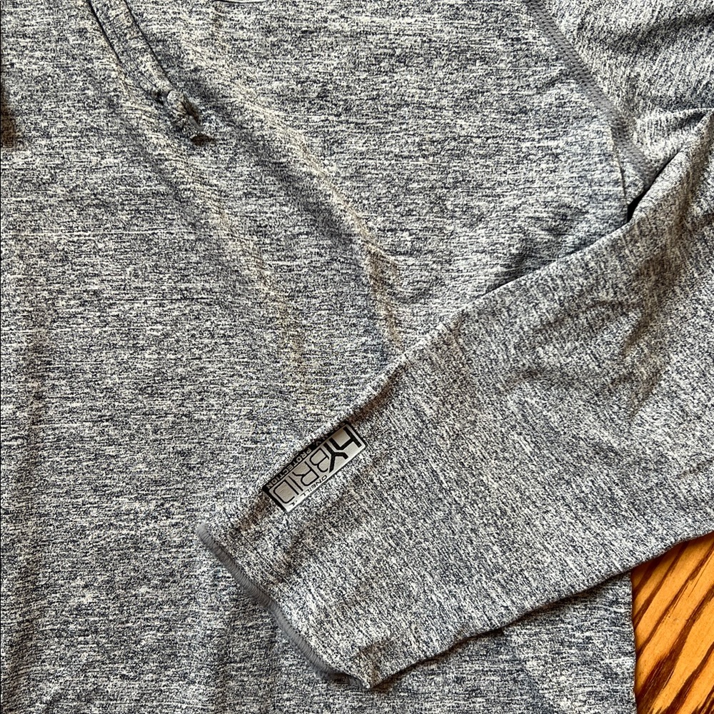 O'Neill MEN'S 24/7 HYBRID UV LONG SLEEVE SURF HOODY - GRAPHITE - Picture 5 of 12